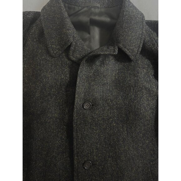 Vintage 1960-70s Mens Kynoch Scottish Wool Overcoat Size 44 Collectors’ Quality - Picture 7 of 14